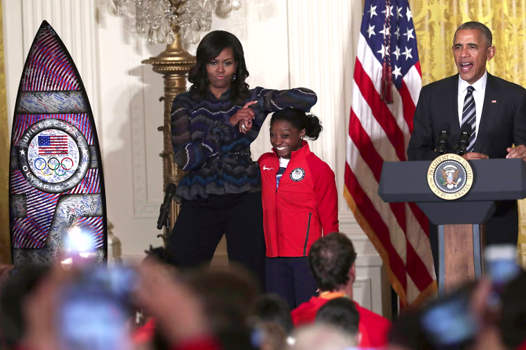 Image: President And Mrs. Obama Welcome 2016 U.S. Olympians To The White House