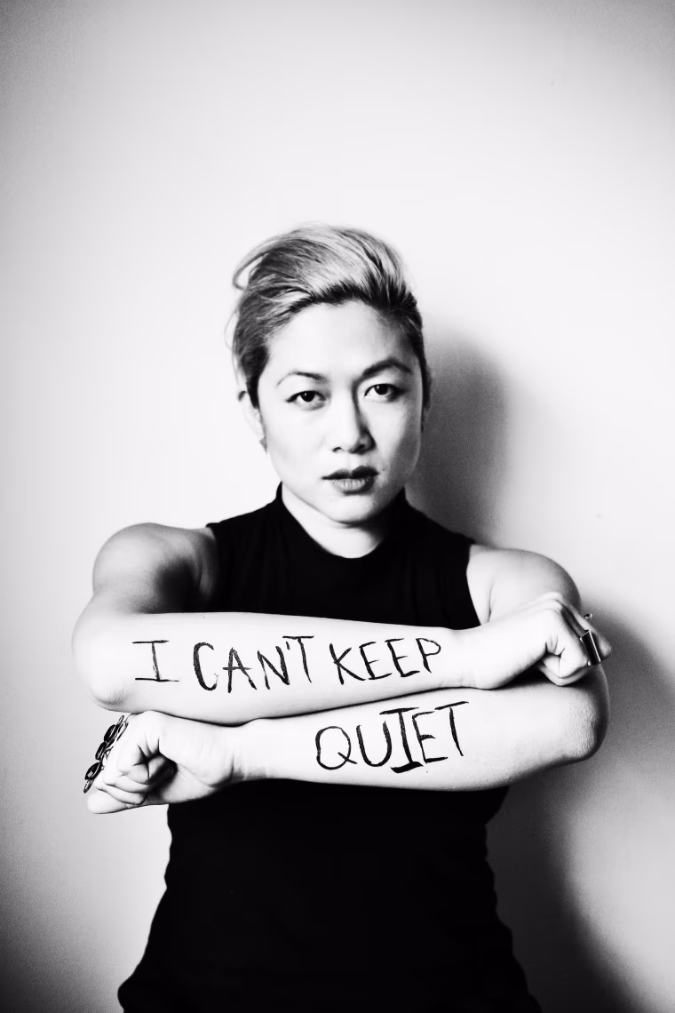 A recording of a performance of "Quiet" during the Women's March has received more than 13 million views online.