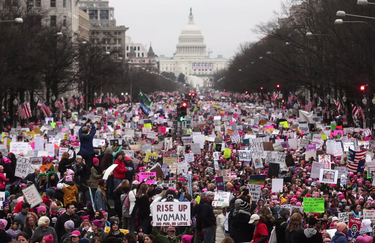 Image: Thousands Attend Women's March On Washington