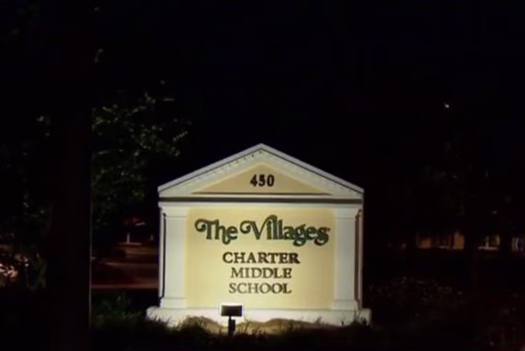 Image: Students at The Villages Charter Middle School in Sumter County, Fla., told educators about a rumor that potentially averted a school shooting.