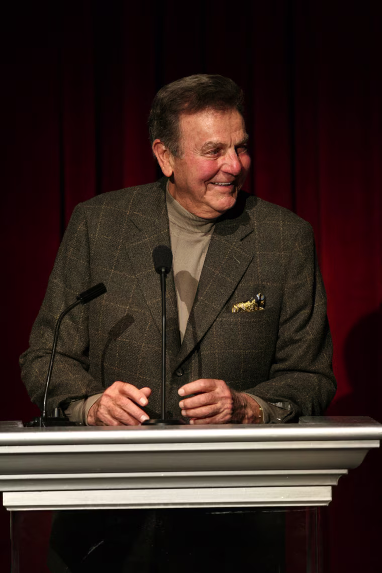 Image: Mike Connors during Academy of Television Arts &amp; Sciences 60th Anniversary - Inside and Reception at Leonard H. Goldenson Theatre in North Hollywood, Calif.