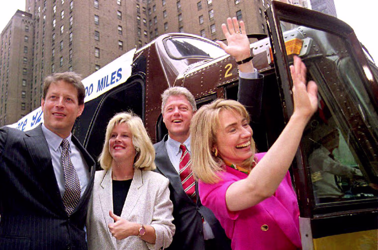 (L to R) Democratic vice-presidential candidate Al