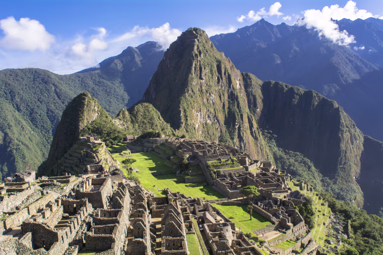 Latin America, Cusco Region, Peru, Remains of Machu Picchu