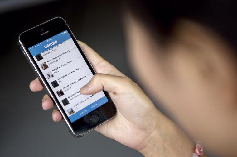Image: The Venmo application is pictured in Washington, D.C.