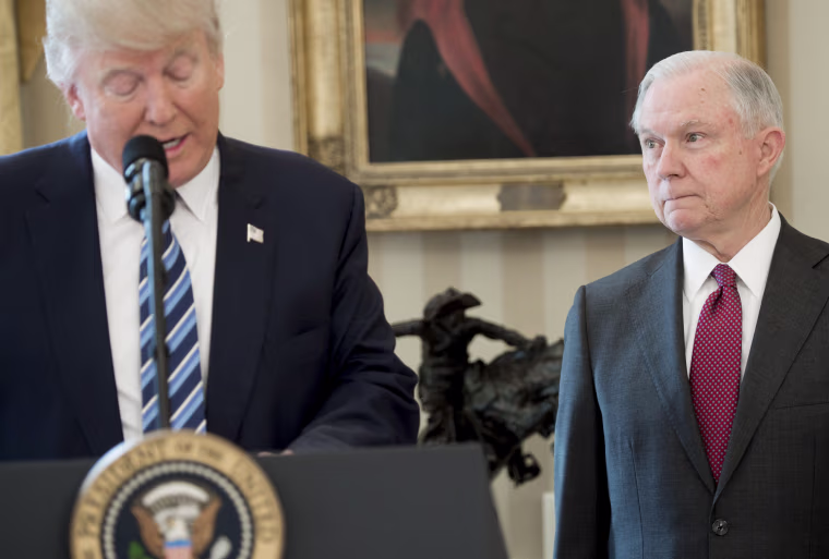 Image: Donald Trump and Jeff Sessions