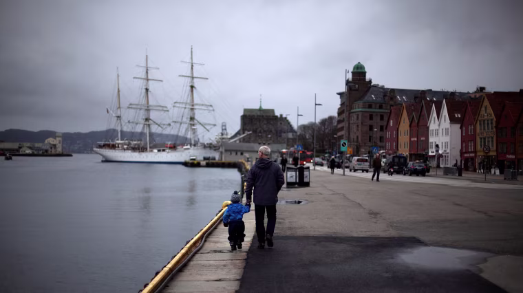 Image: Marina in Bergen, Norway