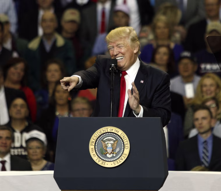 Image: *** BESTPIX *** Donald Trump Holds Political Rally In Louisville