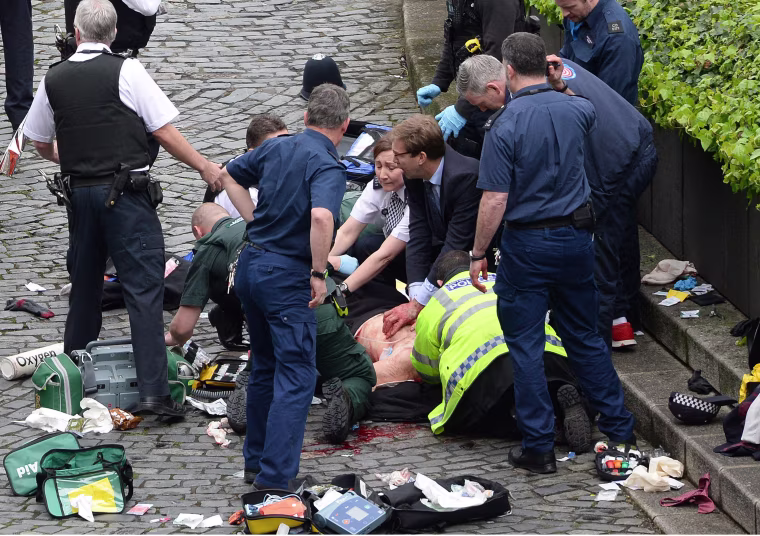 Image: Palace of Westminster Shooting - London