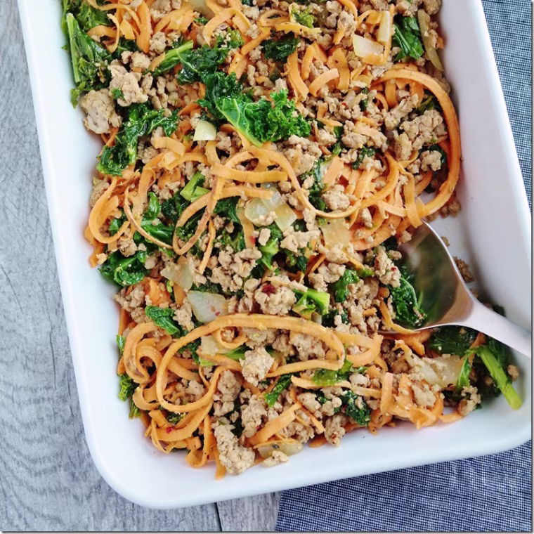Image: Everyday sweet potato kale hash from Carrots n Cake blog