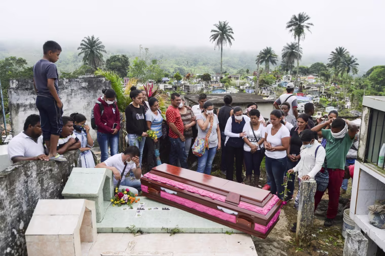 Image: COLOMBIA-RAINS-MUDSLIDES