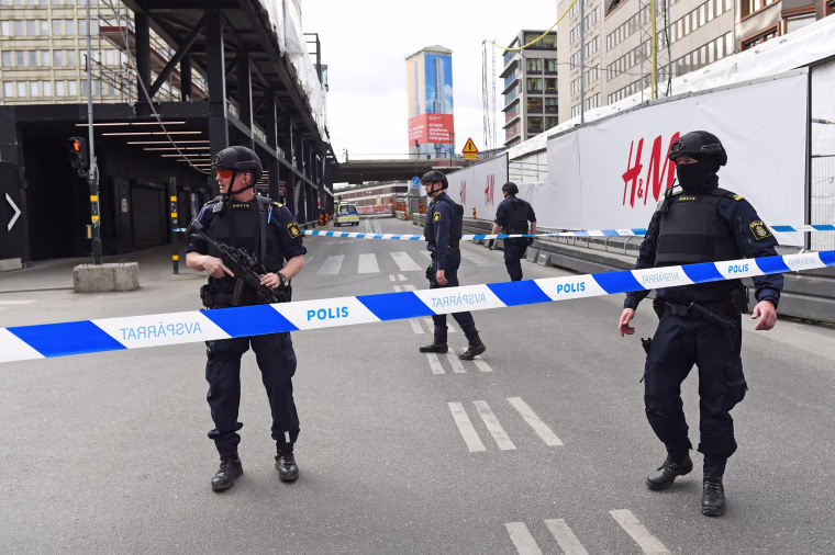 Image: SWEDEN-TRUCK-CRASH
