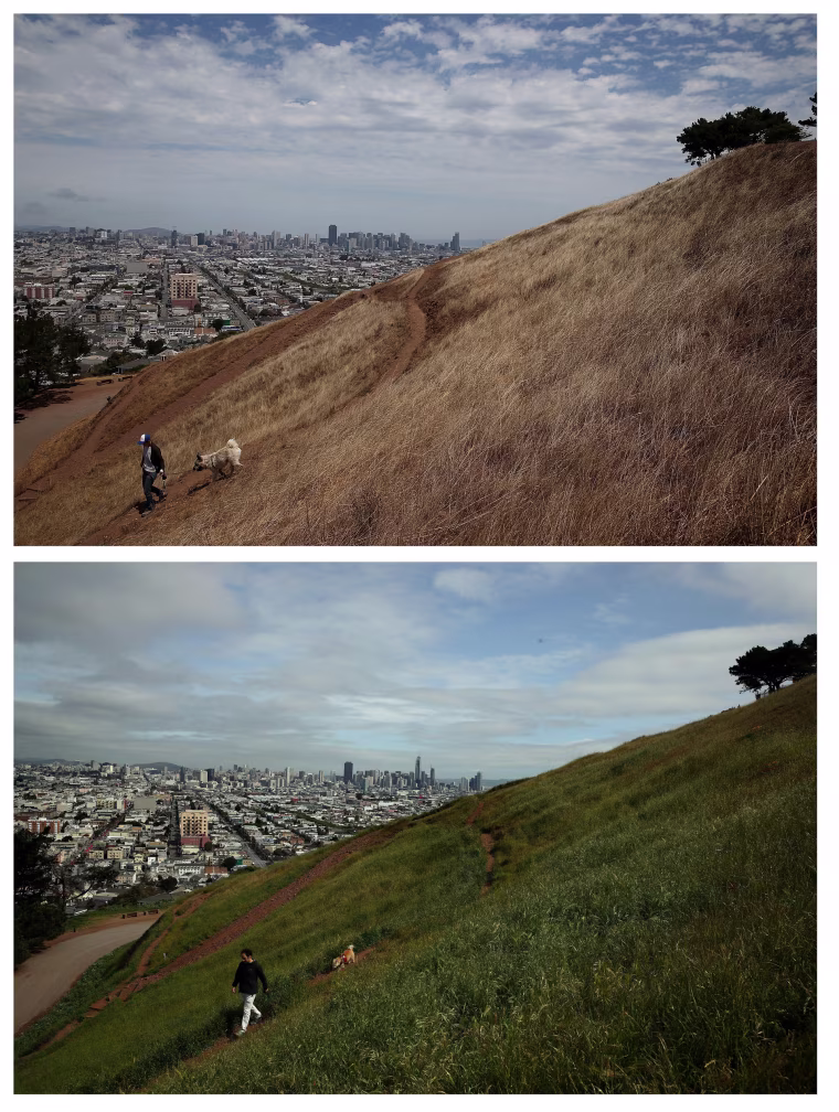 Image: Then And Now: California's Drought Officially Declared To Be Over