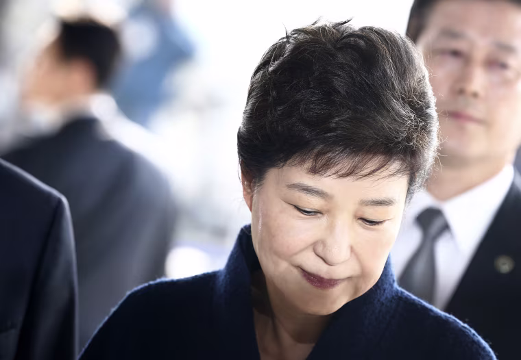 Image: Impeached South Korean former President Park Geun-hye 