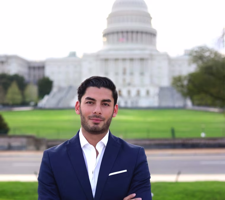 Ammar Campa-Najjar, 28, of Latino and Palestinian descent hopes he can unseat a long-term Republican representative in California's District 50.