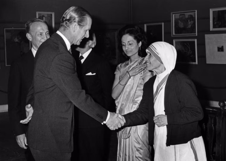 Image: Prince Philip And Mother Teresa