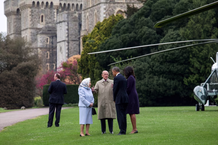 Image: President Obama And The First Lady Lunch With The Queen and Prince Philip