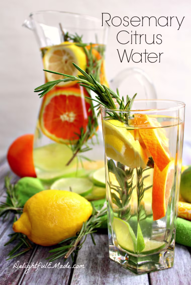 Image: Rosemary citrus water
