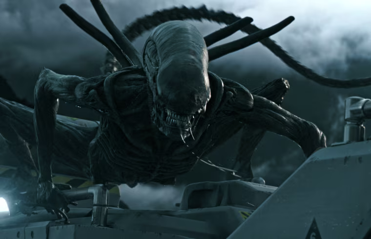 The protomorph welcomes humans to its planet in "Alien: Covenant."