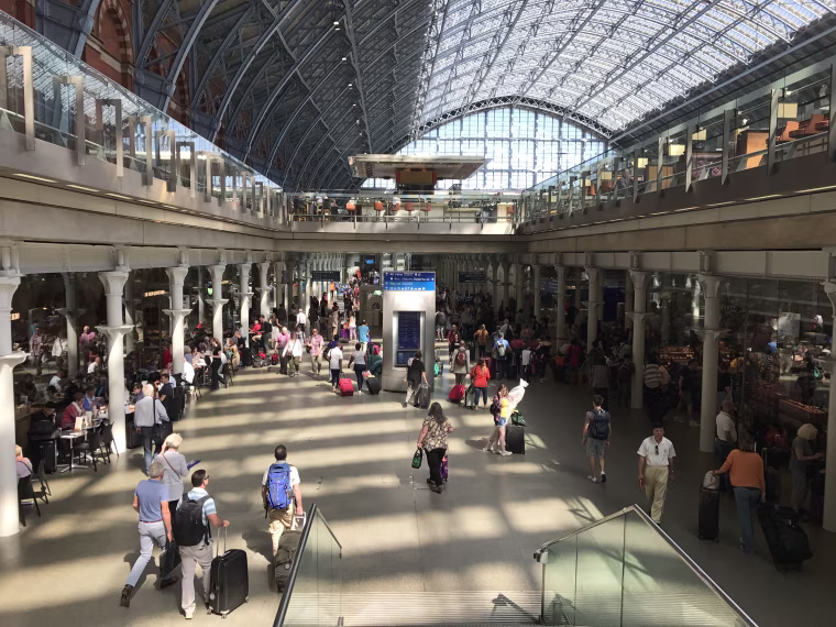 Image: St. Pancras station in London