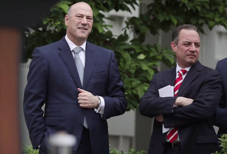 Image: Gary Cohn and Reince Priebus