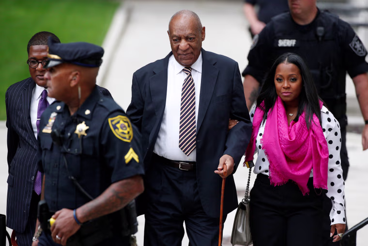 Image: Actor and comedian Bill Cosby arrives for the first day of his sexual assault trial at the Montgomery County Courthouse in Norristown