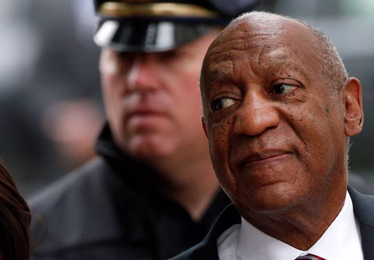 Cosby arrives for the third day of his sexual assault trial at the Montgomery County Courthouse in Norristown