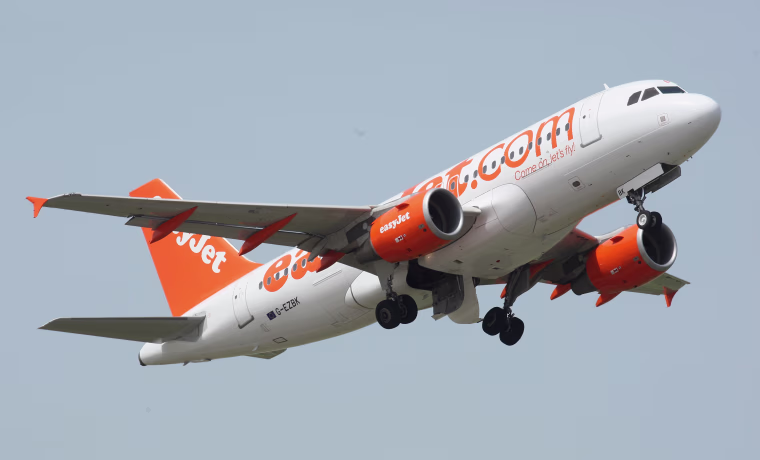 Image: An easyJet passenger plane