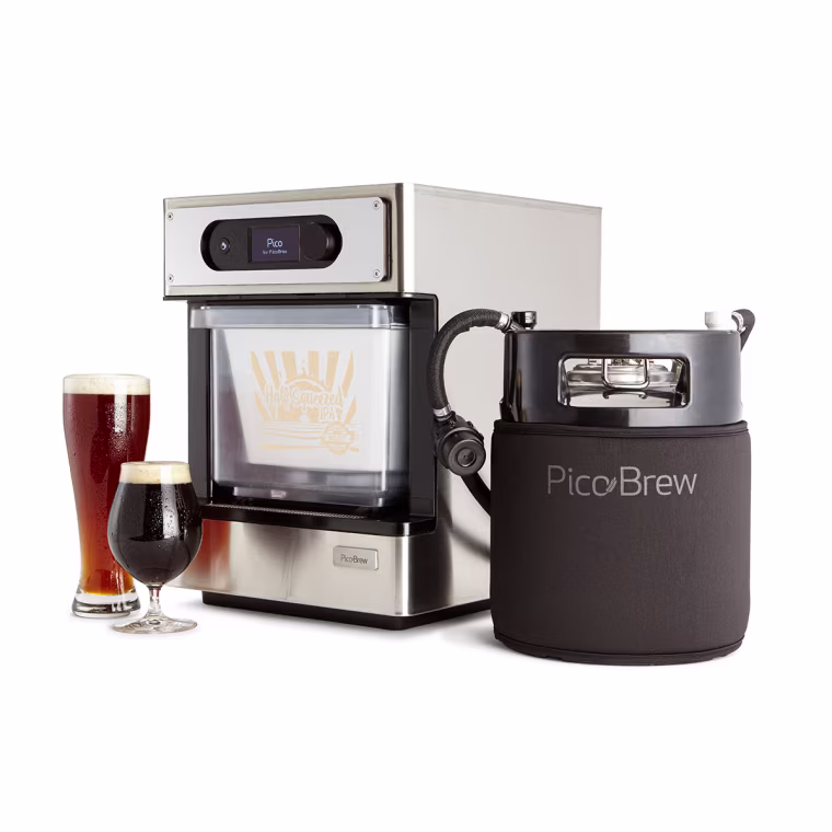 The Pico Pro from PicoBrew is a smart beer-brewing home appliance that will turn Dad into a craft beer master. Cheers!