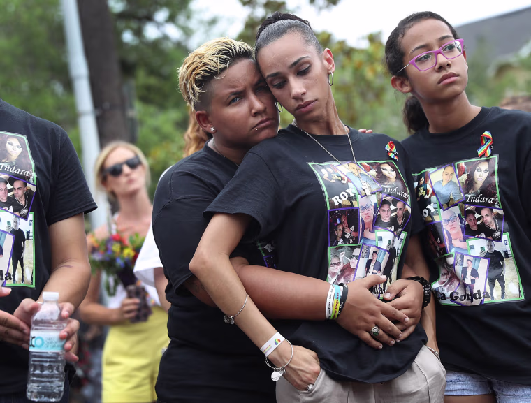 Image: Mourners Marks 1st Anniversary Of Orlando Pulse Nightclub Mass Shooting