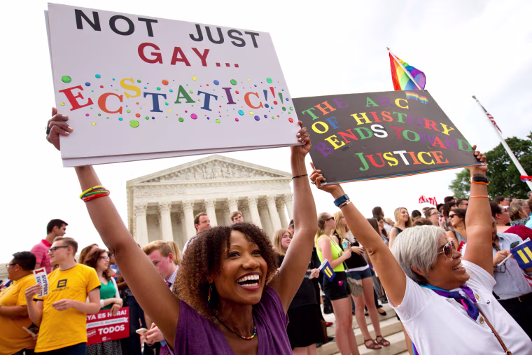 Image: same sex marriage celebration