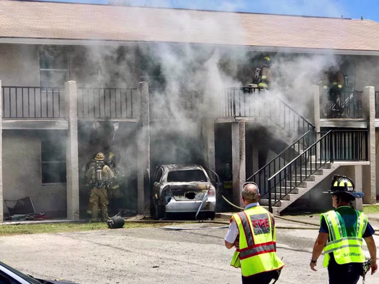 Image: Fort Pierce fire