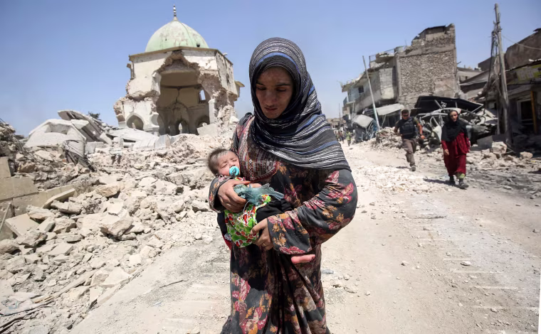 Image: TOPSHOT-IRAQ-CONFLICT-MOSUL
