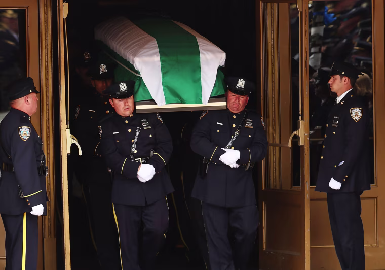 Image: Funeral Held For NYPD Officer Slain While On Duty In The Bronx