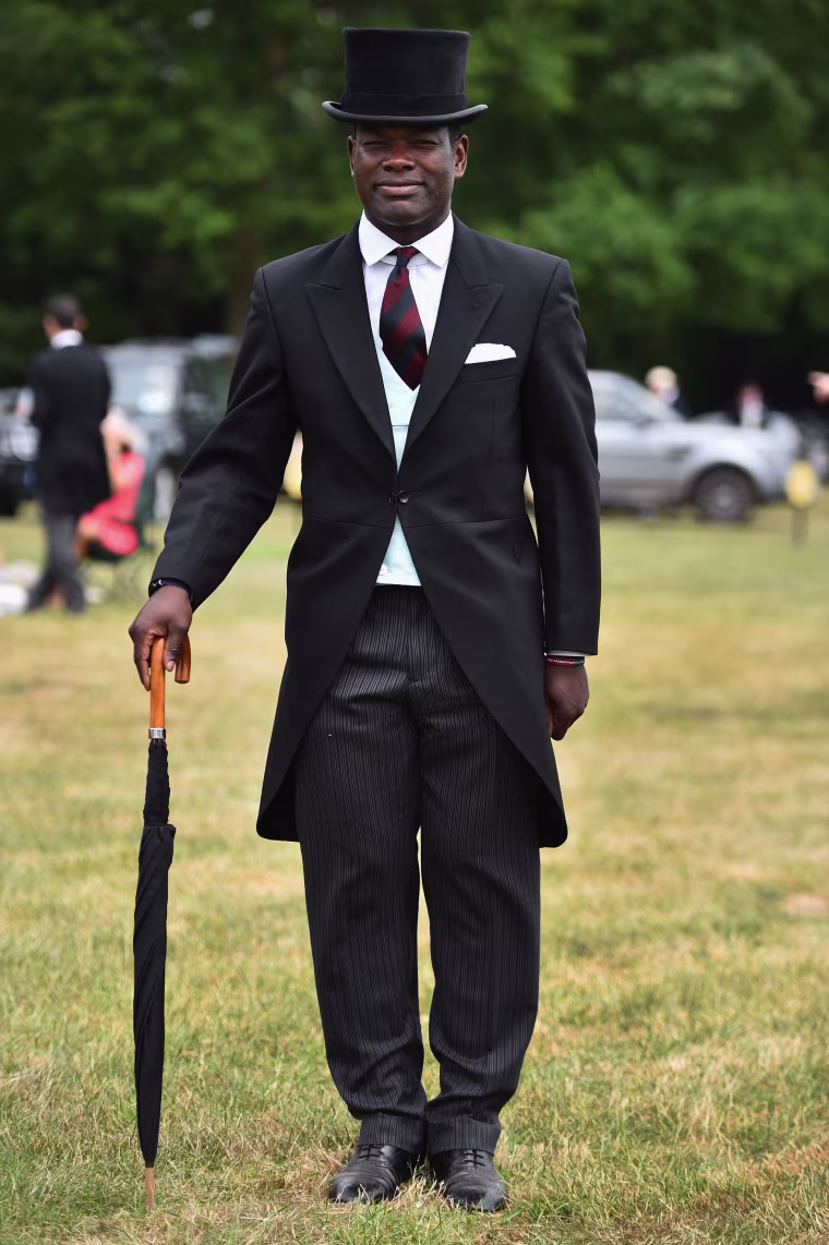 Image: Major Nana Twumasi Ankrah at the Royal Ascot Racecourse in London