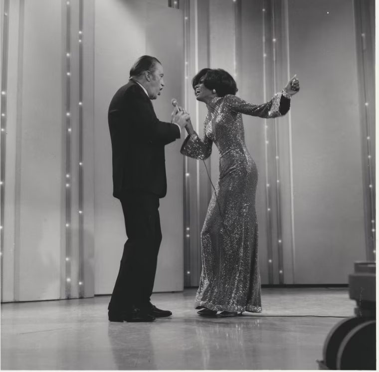 Image: Ed Sullivan and Diana Ross
