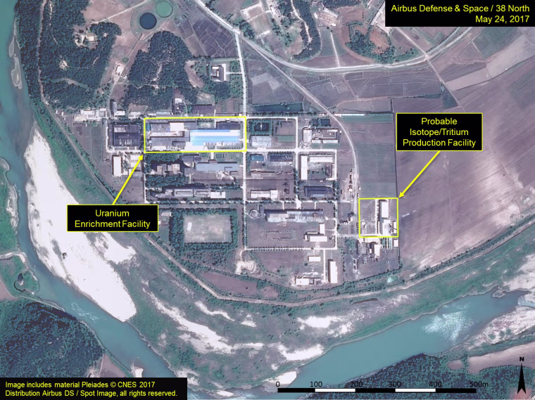 Image: A satellite image of the radiochemical laboratory at the Yongbyon nuclear plant in North Korea