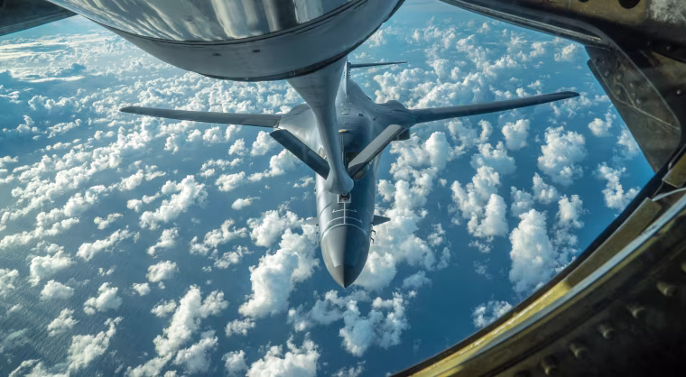 Image: US bombers conduct bilateral mission with allies in response to North Korea ICBM launch
