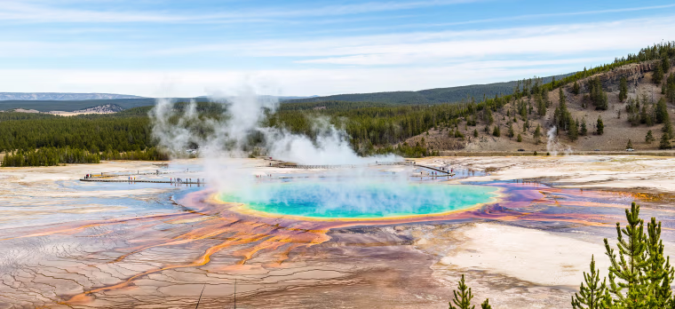 Image: Grand Prismatic Overlook Trail
