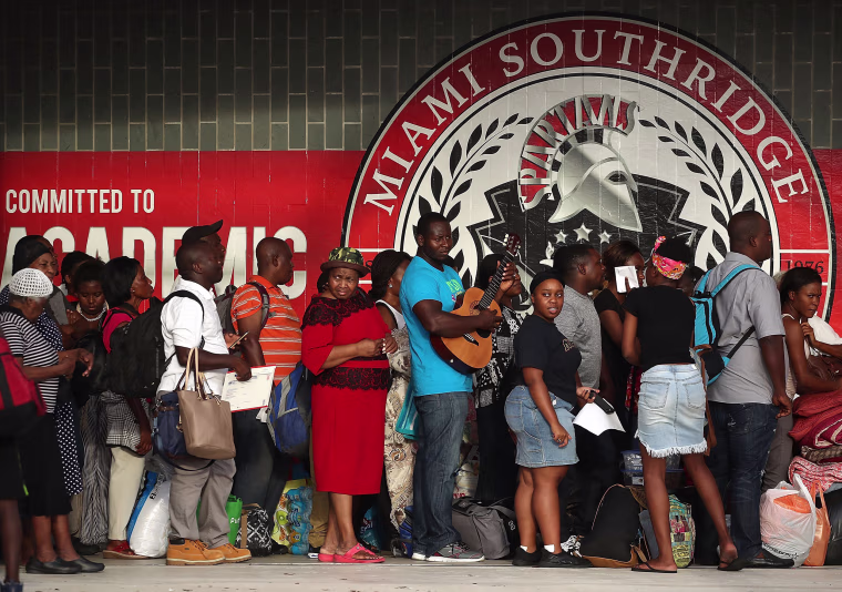 Image: Shelter at Miami Southridge High School