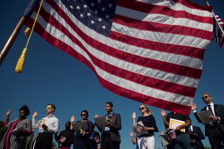 Image: BESTPIX On Citizenship Day, Naturalization Ceremony Held In New Jersey