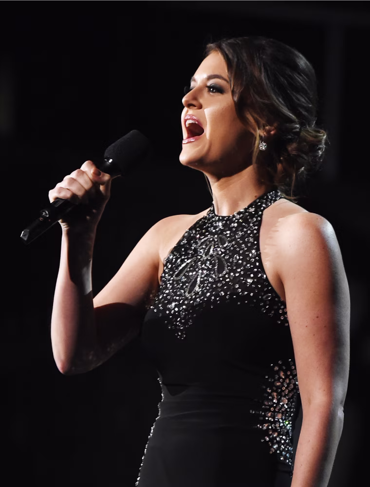 Image: Brooke Axtell speaks onstage during Grammy Awards