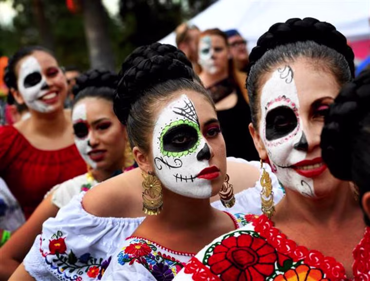 File photo of a Dia de los Muertos celebration at the Hollywood Forever cemetery in Hollywood, California.