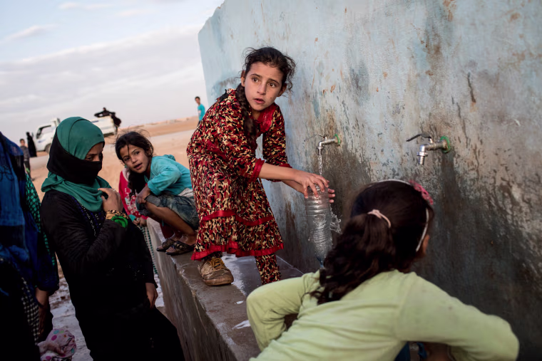 Image: *** BESTPIX *** Civilians Continue To Arrive At IDP Camps After Liberation Of Raqqa