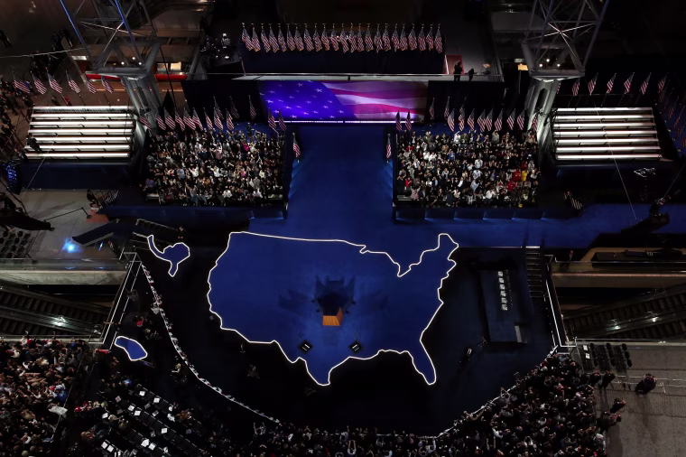 Image: Democratic Presidential Nominee Hillary Clinton Holds Election Night Event In New York City