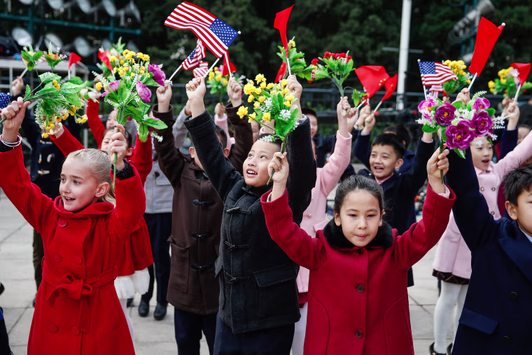 Image: US President Donald J. Trump visits China