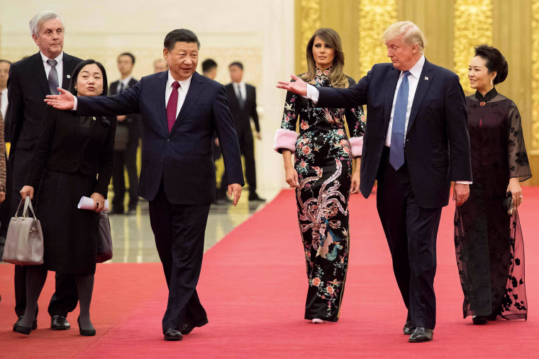 Image: Trump in China