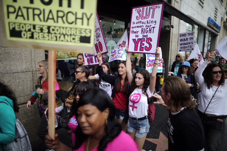 Image: Protest for victims of sexual assault and their supporters