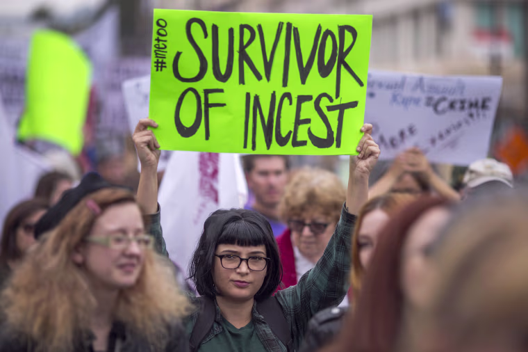 Image: March for sexual assault victims in Los Angeles