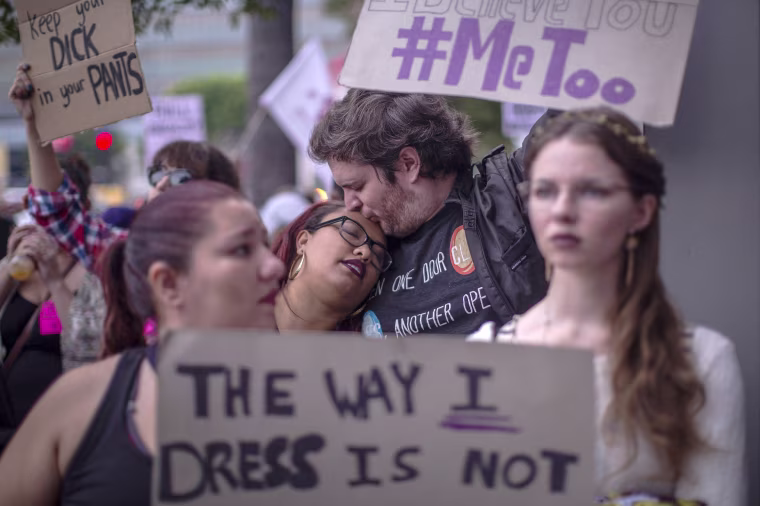 Image: March for sexual assault victims in Los Angeles