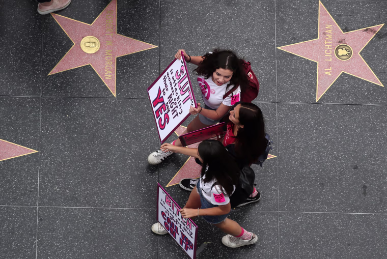Image: #MeToo protest in Hollywood